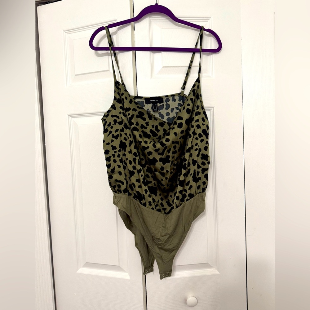 Forever 21 Cowl Neck Bodysuit